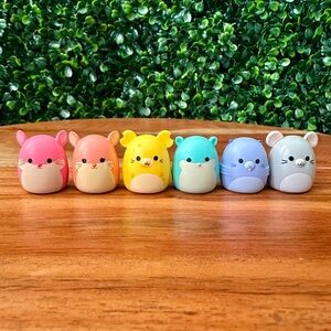 Squish-a-longs by Squishmallows Rainbow Rodent Bundle